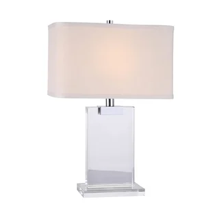 Elegant Lighting Regina Collection TL1009 Table Lamp with Chrome Finish