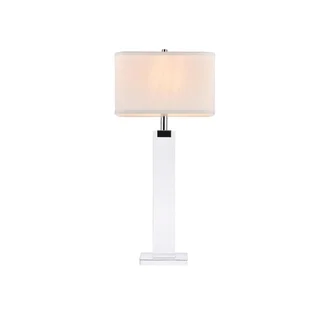 Elegant Lighting Regina Collection TL1013 Table Lamp with Chrome Finish