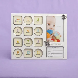 Baby's 'My First Year' Photo Collage Frame