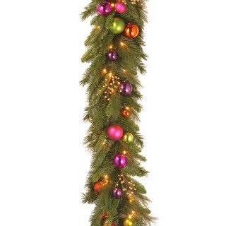 6 ft. Kaleidoscope Garland with Battery Operated Warm White LED Lights