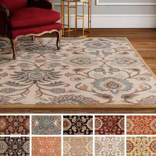 Hand-Tufted Patchway Wool Rug (8' Square)