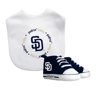San Diego Padres Bib and Pre-Walker Shoes Gift Set