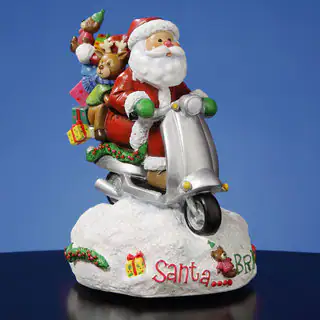 Santa...Bring It! Figurine by San Francisco Music Box Factory