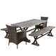 6-piece Ponza Outdoor Picnic Dining Set by Christopher Knight Home
