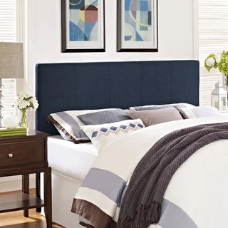 Modway Oliver Fabric Headboard in Navy