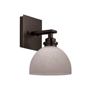 Transitional 1-light Oil Rubbed Bronze Wall Sconce