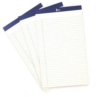 Royce Leather Legal Lined Refill Writing Pads for Royce Leather Portfolios (3-pack)