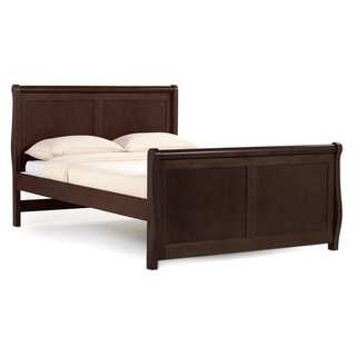 School House Chocolate Full-size Sleigh Bed