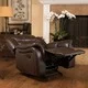 Hawthorne PU Leather Glider Recliner Chair by Christopher Knight Home