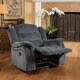 Hawthorne Fabric Glider Recliner Club Chair by Christopher Knight Home