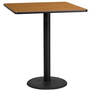 36-inch Square Laminate Table Top with Bar Height Base