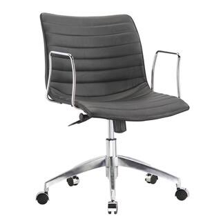 Fine Mod Black Mid-Back Office Chair