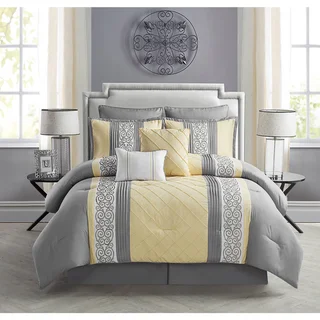VCNY Farion Embroidered 8-piece Comforter Set