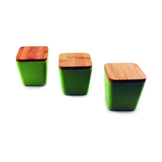 Cooknco Storage Canister with Cover (Set of 3)