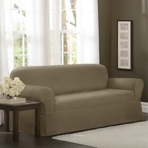 Maytex Torie 1-piece Stretch Sofa Slipcover