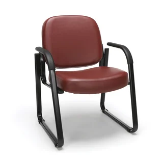 Anti-Microbial/Anti-Bacterial Vinyl Guest/Reception Chair with Arms
