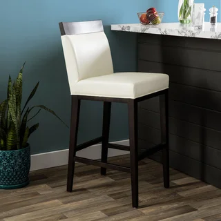 Hazelton Home Terrence Barstool In Leather