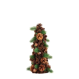 14.5-inch Pine Cone Tree Decor