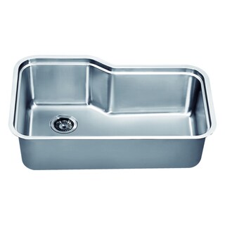 Dawn Undermount Single Bowl Sink with Side Drain