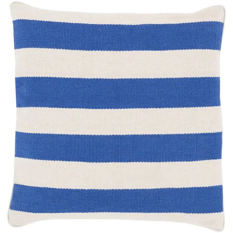 Decorative Redditch 22-inch Stripe Pillow Cover