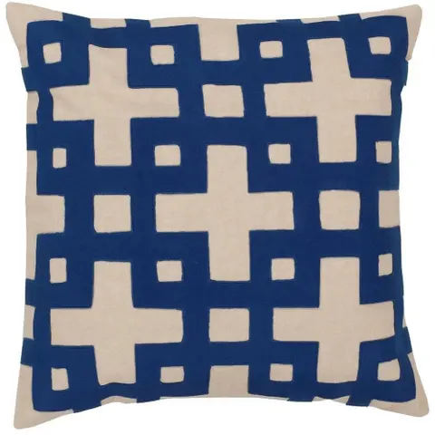 Jones 18-inch Decorative Geometric Pillow Cover