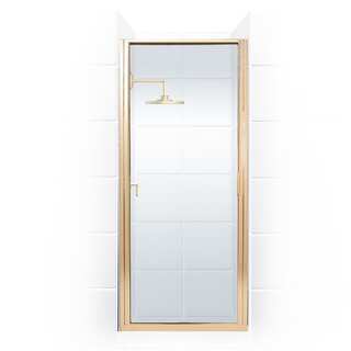 Paragon Series 34 in. x 74 in. Framed Continuous Hinge Shower Door