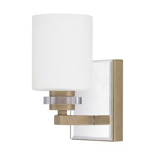 Austin Allen & Company Transitional 1-light Brushed Gold Wall Sconce
