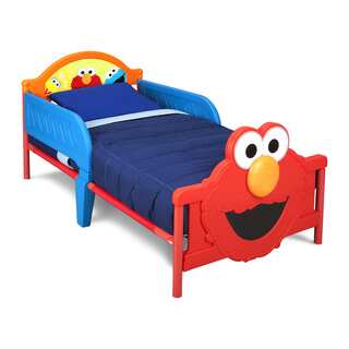 Sesame Street 3D Toddler Bed by Delta Children