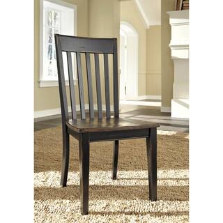 Signature Design by Ashley Emerfield Two-tone Brown Side Chair (Set of 2)