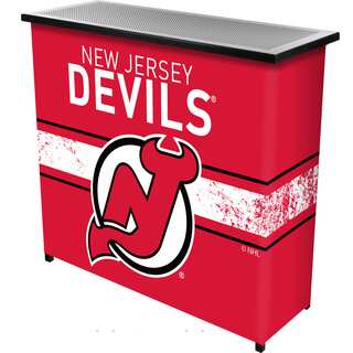 NHL Portable Bar with Case - New Jersey Devils