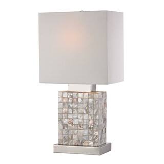 Sterling Mini Mother Of Pearl Lamp