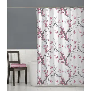 Maytex Cherrywod Fabric Shower Curtain