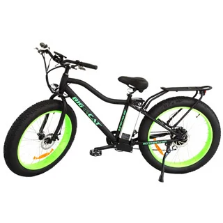 Fat Cat X Black/ Green Electric Bicycle