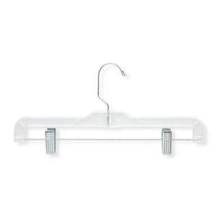 Honey-Can-Do Crystal Clear Skirt and Pant Hangers (12-pack)