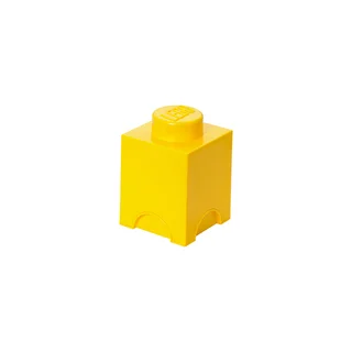 LEGO Yellow Storage Brick 1