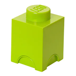 LEGO Lime Green Storage Brick 1