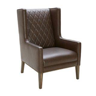 Sunpan '5West' Roma Leather Arm Chair