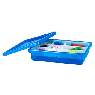 LEGO Blue Small Storage Box with Lid