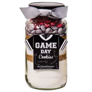 Sisters' Gourmet Layered Gray and Red Game Day Baking Mixes (Set of 6)