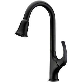 Dawn Dark Brown Finished Single-lever Pull-out Spray Kitchen Faucet