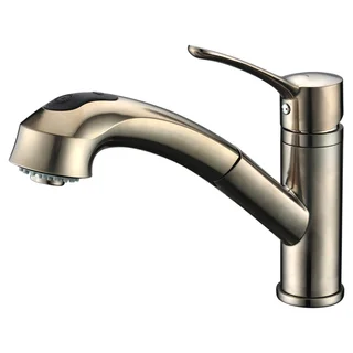 Dawn Brushed Nickel Single-lever Pull-out Spray Kitchen Faucet