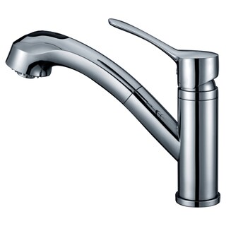 Dawn Chrome Single-lever Pull-out Spray Kitchen Faucet