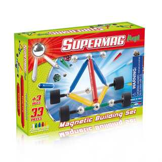Supermag Maxi Wheels 35 Magnetic Building Set