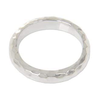 Handcrafted Sterling Silver 'Silver Mosaic' Ring (Indonesia)