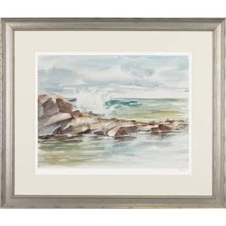 Coastal Watercolor Framed Art Print IV