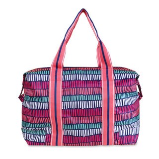 All For Color Tribal Stripe Travel Tote