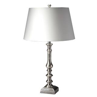 Butler Tarnished Silver Finish Table Lamp