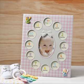 Pink Baby Collage Picture Frame