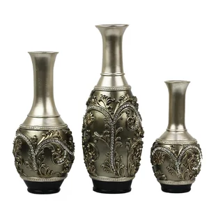 D'Lusso Designs Alana Collection Three Vase Set