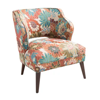 Madison Park Embry Armless Floral Mod Chair